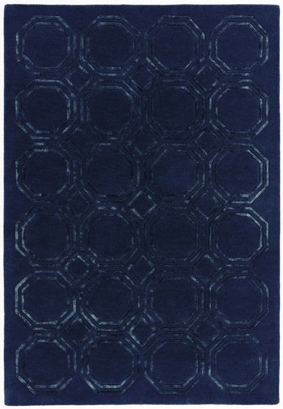 Nexus Octagon Navy Rug