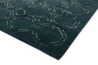 Nexus Octagon Petrol Rug