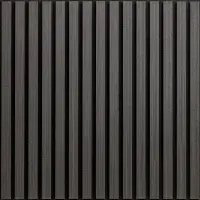 Pack of 4 Solid Wood Veneer Square Acoustic Wall Panels