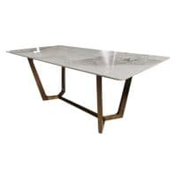Palazzo Rectangular Ceramic Marble Dining Table 160cm / 180cm