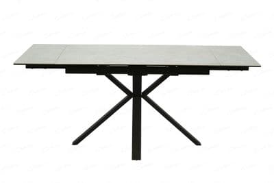 Phoenix Grey Ceramic Marble Small Extending Dining Table 120 - 180cm (Display)