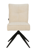 Pienza - Cream 360° Auto Swivel Return Dining Chair