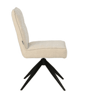 Pienza - Cream 360° Auto Swivel Return Dining Chair