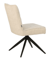 Pienza - Cream 360° Auto Swivel Return Dining Chair
