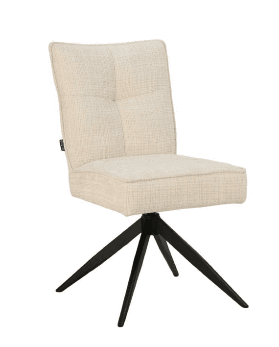Pienza - Cream 360° Auto Swivel Return Dining Chair