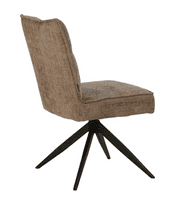 Pienza - Light Mocha 360° Auto Swivel Return Dining Chair