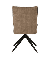 Pienza - Light Mocha 360° Auto Swivel Return Dining Chair