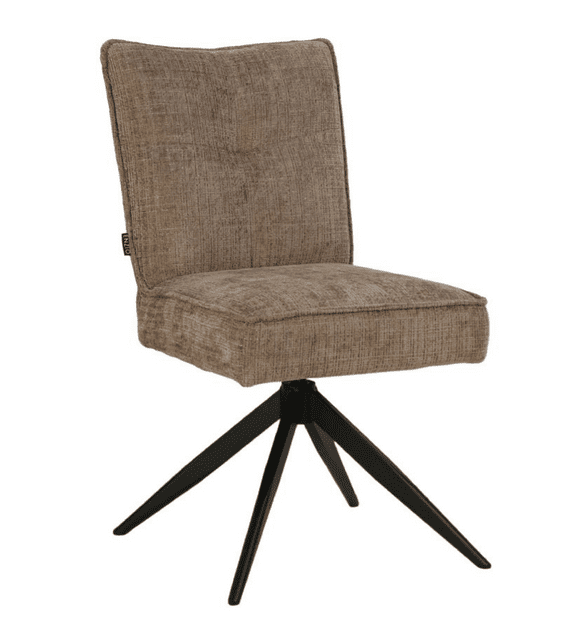 Pienza - Light Mocha 360° Auto Swivel Return Dining Chair