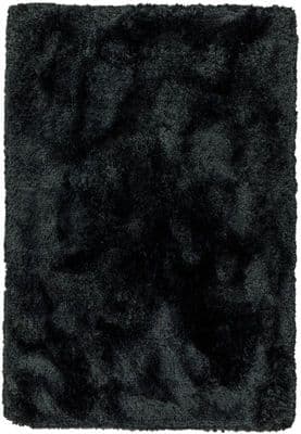 Plush Black Rug