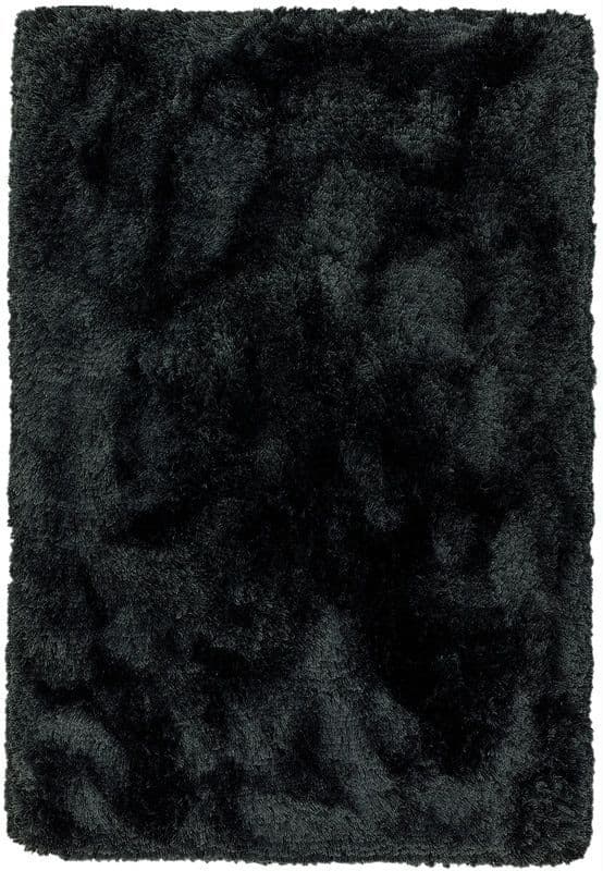 Plush Black Rug