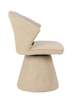 Reina - Taupe Pedestal Base Dining Chair