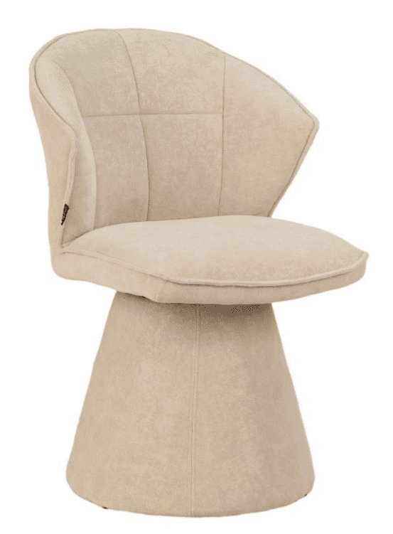 Reina - Taupe Pedestal Base Dining Chair