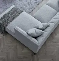 Rilasso Right Hand Corner in Dolphin Boucle