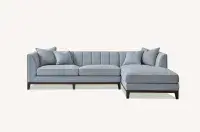 Rilasso Right Hand Corner in Dolphin Boucle