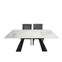 Rivani Ceramic Marble Dining Table