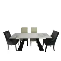 Rivani Ceramic Marble Dining Table