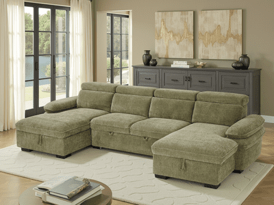 Roma Sofabed U-Shape Corner - Green