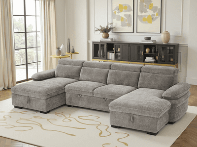 Roma Sofabed U-Shape Corner - Grey