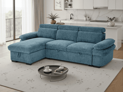 Roma Sofabed Universal Corner - Blue
