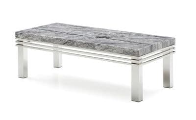 Rome Marble Top Stainless Steel Coffee Table
