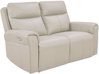 Russo 2 Seater Electric Recliner - Stone