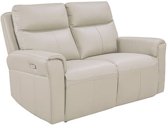 Russo 2 Seater Electric Recliner - Stone