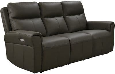 Russo 3 Seater Electric Recliner - Ash