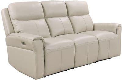 Russo 3 Seater Electric Recliner - Stone