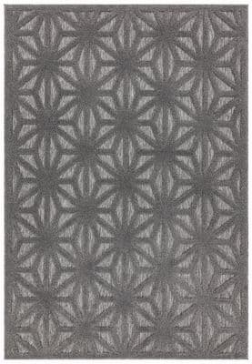 Salta Anthracite Star Rug