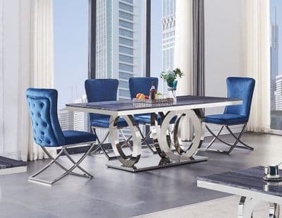 Sardinia Marble Dining Table (Display Model) 180cm x 90cm