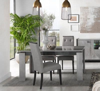 Seville Grey Extending Dining Table