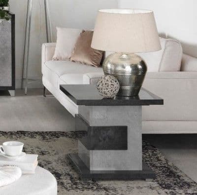 Seville Grey Lamp Table