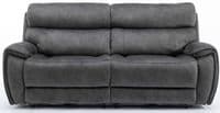 Seville Suede Electric Recliner Sofa - Graphite