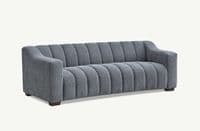 Silenzio 3 Seater Sofa in Iron Boucle Fabric