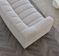 Silenzio 3 Seater Sofa in Oatmeal Boucle Fabric