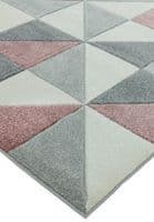 Sketch Cubic Pink Rug