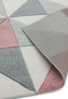 Sketch Cubic Pink Rug
