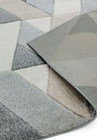 Sketch Rhombus Grey Rug