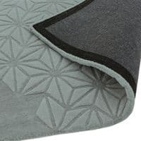 Starburst Silver Rug
