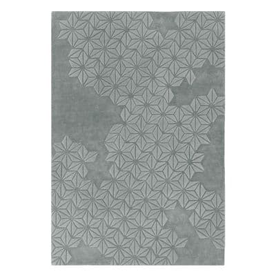 Starburst Silver Rug