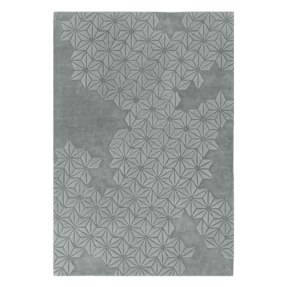 Starburst Silver Rug