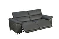 Strada 3 + 2 Seater Electric Recliner Leather / Leather Match