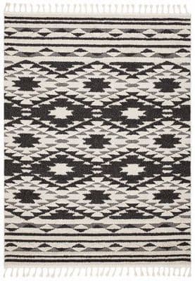 Taza Black and White Rug