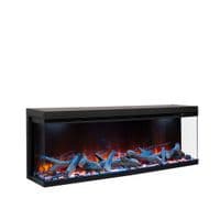 Valenti 3D UHD Slimline Panoramic Full Glass 1-2-3-Sided Electric WIFI Fire