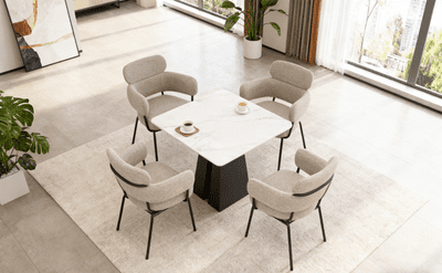 Valesso - Beige Dining Chair