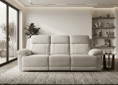 Veretti 3 - Seater Electric Recliner - Beige