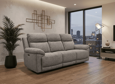 Veretti 3 - Seater Electric Recliner - Grey