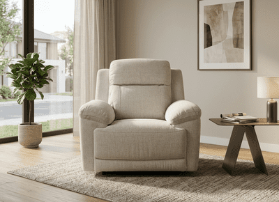Veretti Chair Electric Recliner - Beige