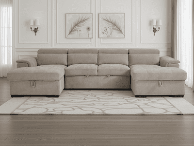 Vitana Sofabed U-Shape Corner - Beige