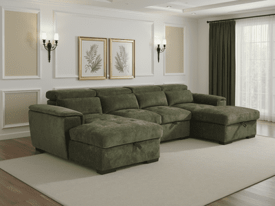 Vitana Sofabed U-Shape Corner - Green